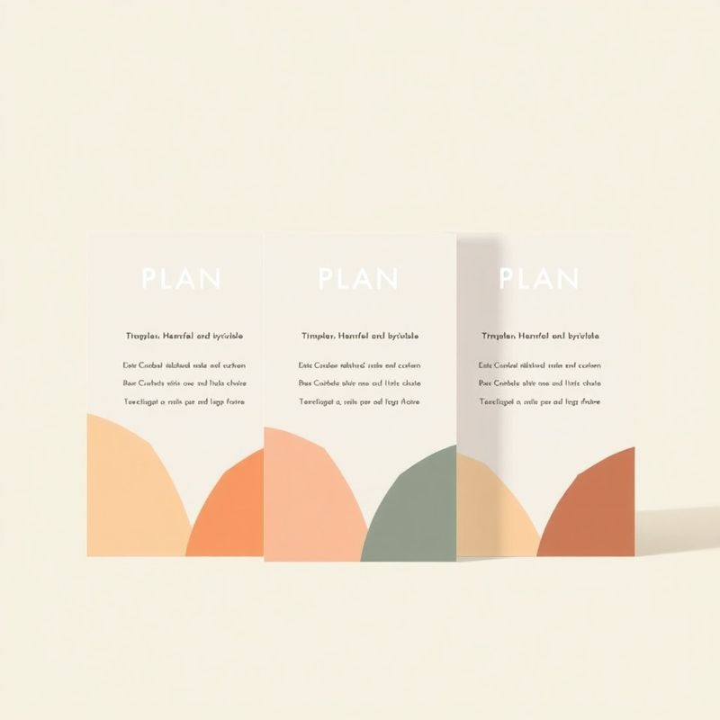 Tres tarjetas de plan de Riverbpulse